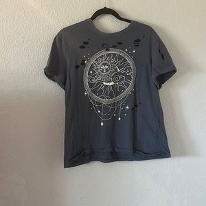 Dark blue sun shirt